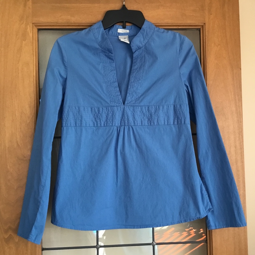 Maternity cotton blouse